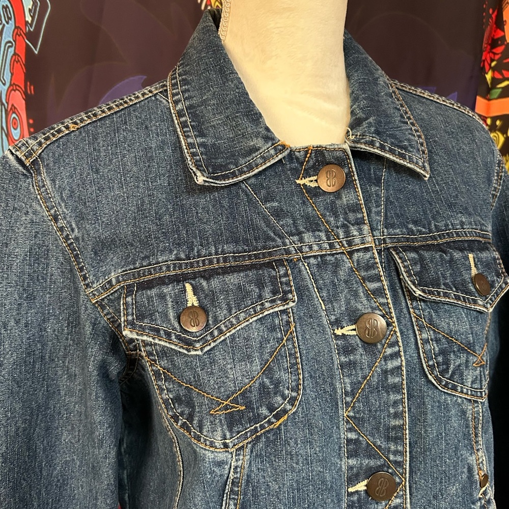 Vintage Bill Blass Denim Jacket Size XL Petite - Picture 2 of 9